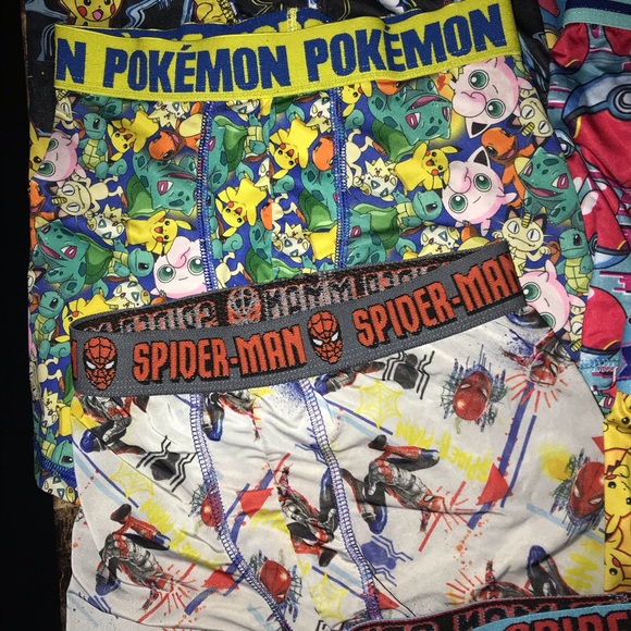 Spider-Man and Pokémon and pika chi underwear - Picture 6 of 9